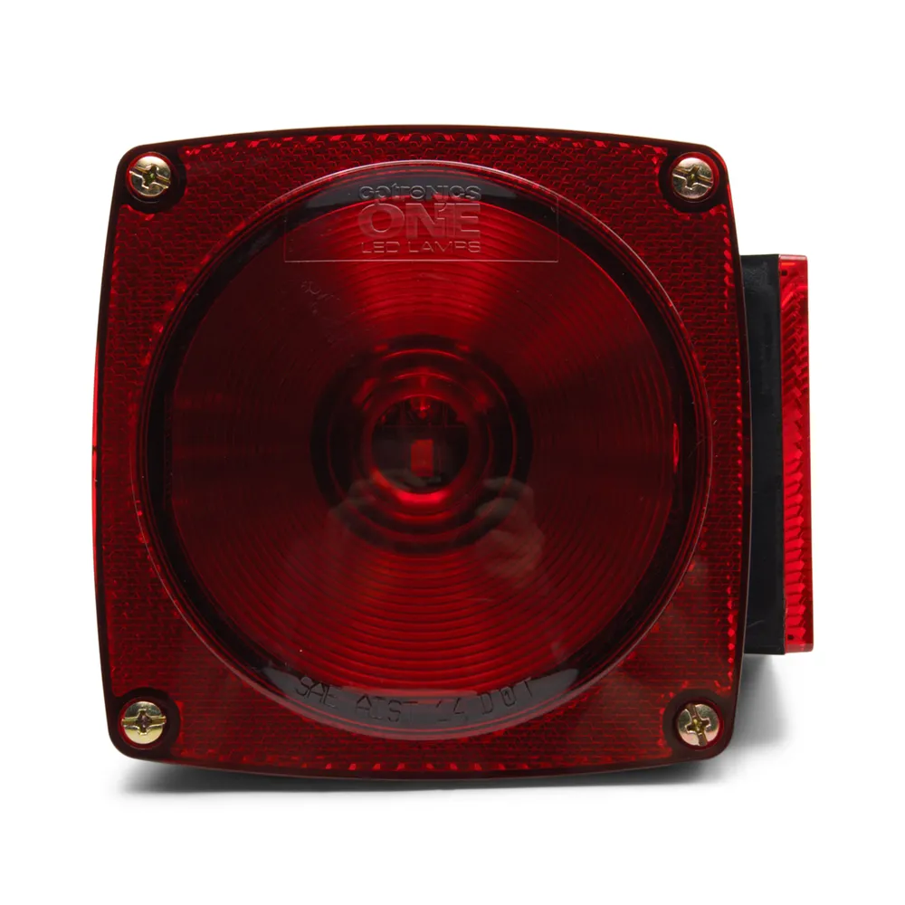 Boat Trailer LED Square Submersible Light Kit