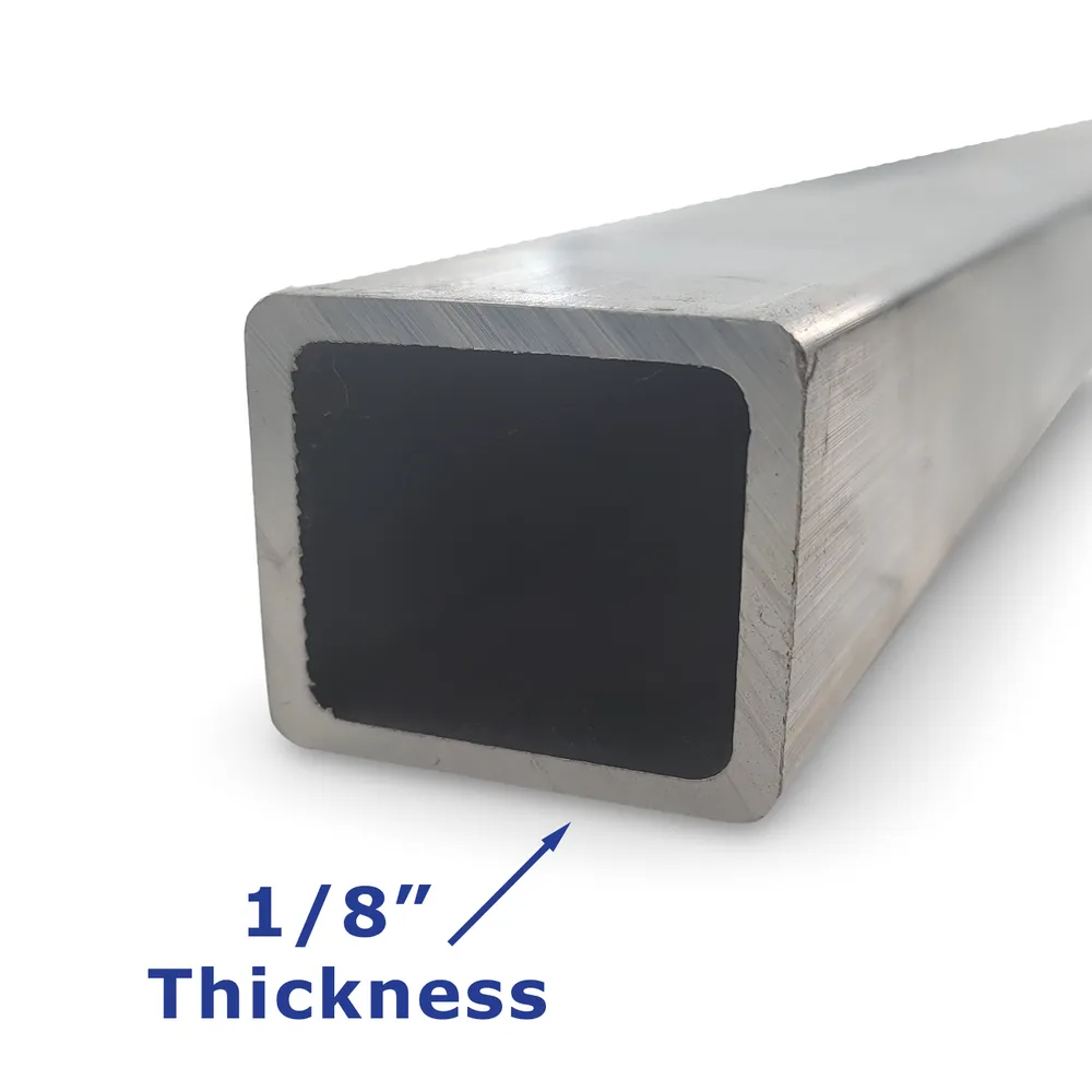 Boat Trailer Square Aluminum Guide on Pole Upright 1 1/2 in Square