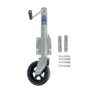 Boat Trailer Swivel Jack Dutton-Lainson 1500lb Capacity Bolt On Zinc Plated with 8 inch Wheel