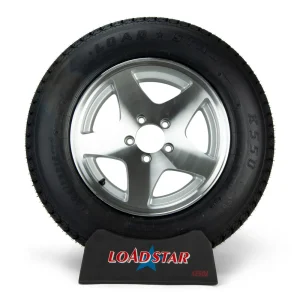 Boat Trailer Tire ST205/75D15 on 5 Star Aluminum Wheel 5 Lug