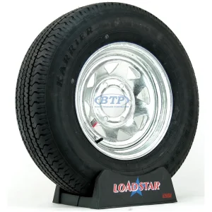 Boat Trailer Tire ST225/75R15 on Galvanized Wheel 6 Lug by Loadstar