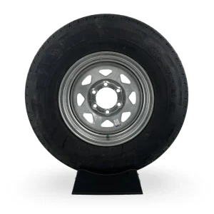 Boat Trailer Tire ST235/80R16 on Galvanized Wheel 6 Lug by Rainier