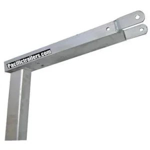 Boat Trailer Winch Mount Top, Galvanized – Under Mount, 15 Degree Rise