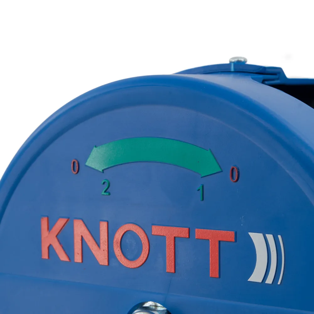 Boat Trailer Winch with Strap Blue Powder Coated Finish 2000 lb Capacity Knott