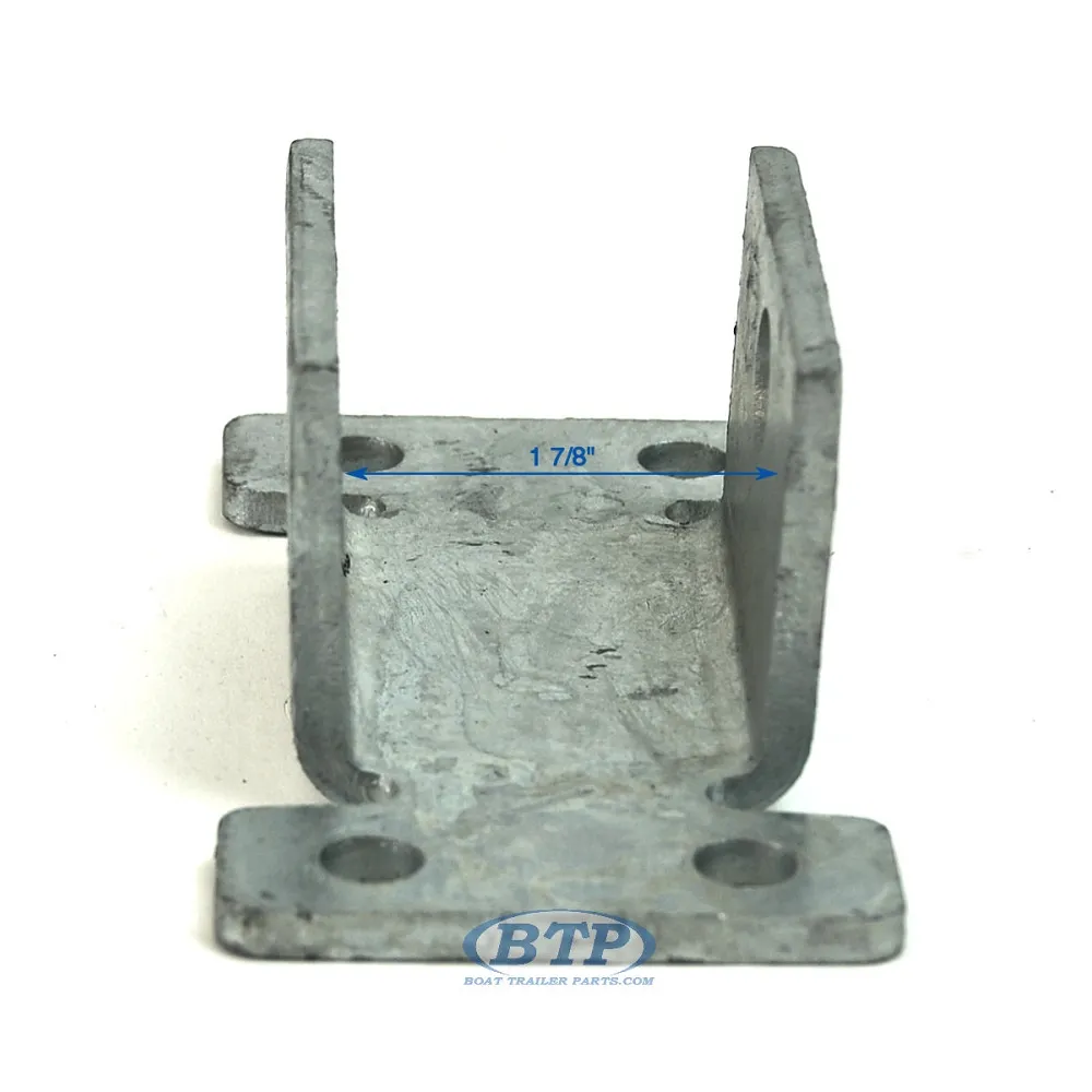 Bolt On Front Spring Hanger 4 Hole For Boat Trailer Double Eye Springs