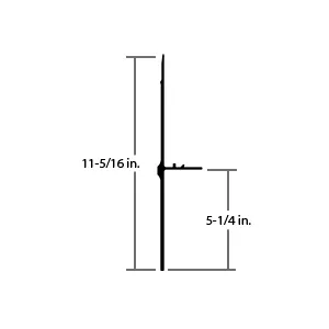 BOTTOM RAIL, (11′ SECTION) (BOT-GDP603089VV-11)