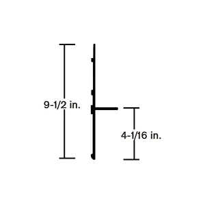 BOTTOM RAIL, (52′ SECTION) (BOT-UTL-167-52)