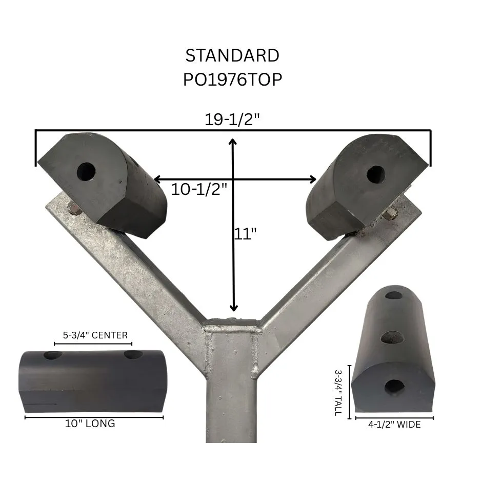 BOW REST TOPS W/BMPR PINNACLE- PO1976TOPS