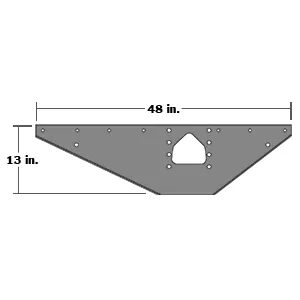 BRACKET, LANDING GEAR MTG RD/S 13.00″X48