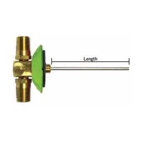 BRASS THRU-TEE ASSY, 3.50″ (31316-03)
