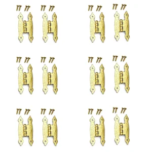 CLEARANCE: 3/8″ Offset Embossed “H” Hinge – 6 Pairs