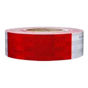 CONSPICUITY TAPE, RED/WHITE, 2″x150′ K/K