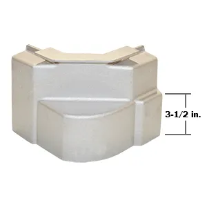 CORNER CASTING, RD/S ALUM