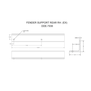 DDE-7936 – Fender Support Rear RH