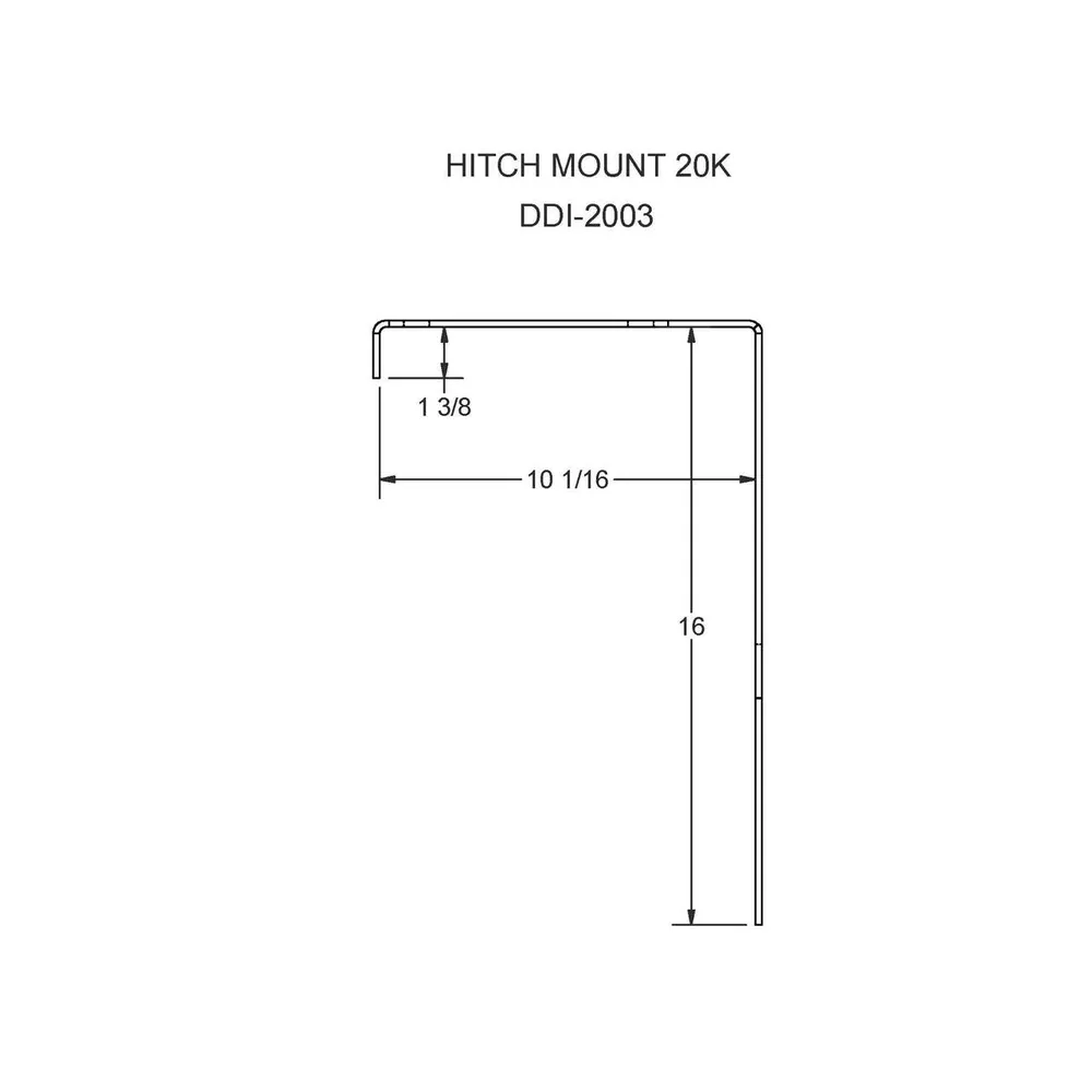 DDI-2003 – 20K Hitch Mount