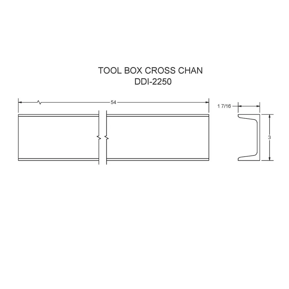 DDI-2250 – Tool Box Cross Channel