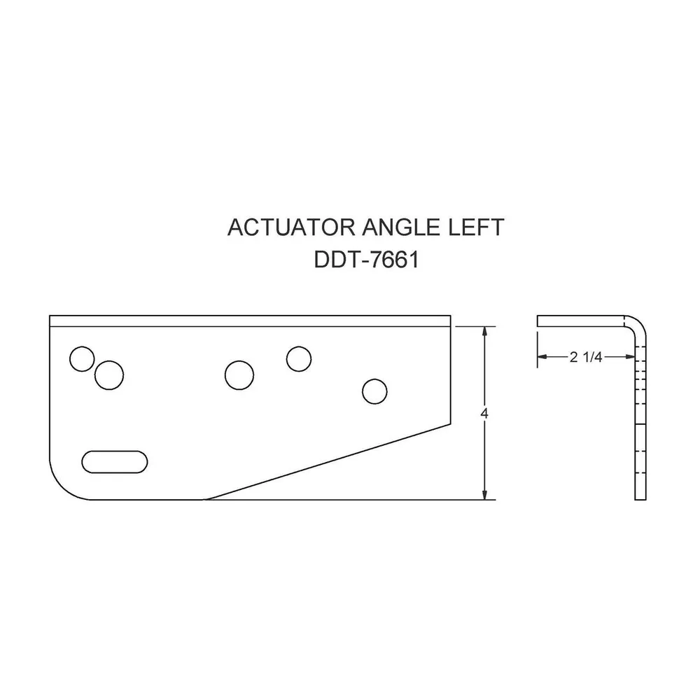 DDT-7661 – Actuator Angle Left