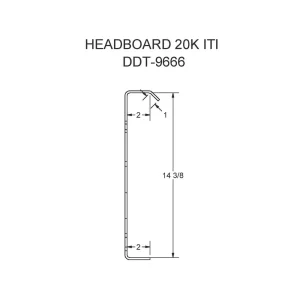 DDT-9666 – Headboard for 20K ITI