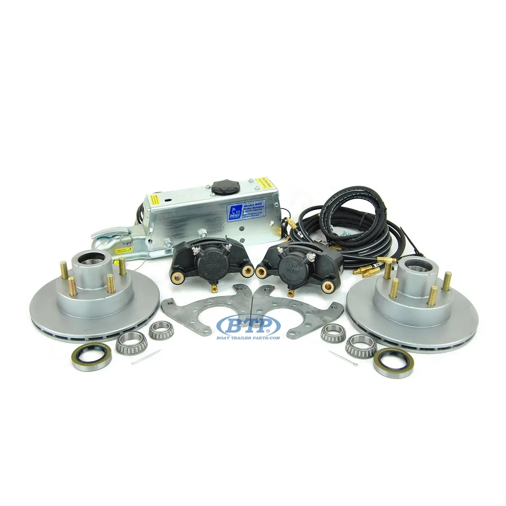 Dexter Marine 9.6 inch Vented Integral Single Axle Disc Brake Kit w/ Actuator