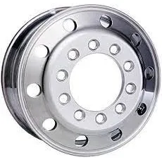 DISC WHEEL, ALUMINUM, 22.5″ x 8.25″