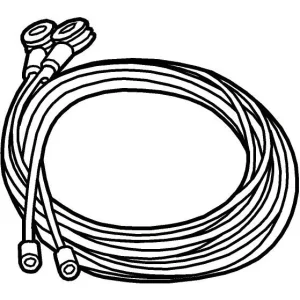 DOOR CABLE, (PAIR), 130″ w/1/4″ METL EYE