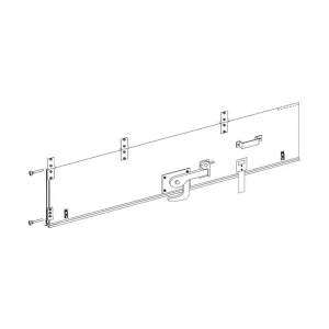 DOOR PANEL,BTM,.25 COMPSITE,15×98.25,WHT