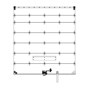 DOOR, ROLL-UP, PPW (1″ STYLE TRACK)