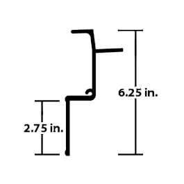 DORSEY 96″ NOSE RAIL 10″ RADIUS