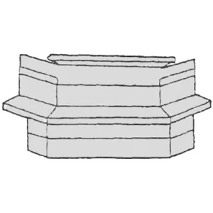 DORSEY BEVELED UNIV CORNER CAP