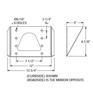 DOUBLER BRACKET, ROADSIDE (LGM-UT03)