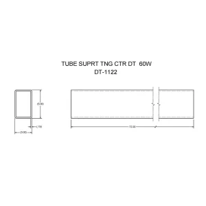 DT-1122 – Tube Support Tongue Center 60″