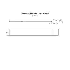 DT-1123 – Front Stiffener Frame 10′ x 60″