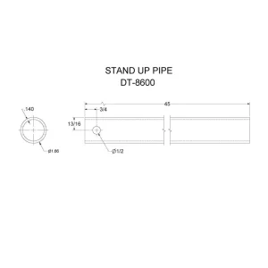 DT-8600 – Stand Up Pipe