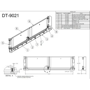 DT-9021 – Barn Door Assembly