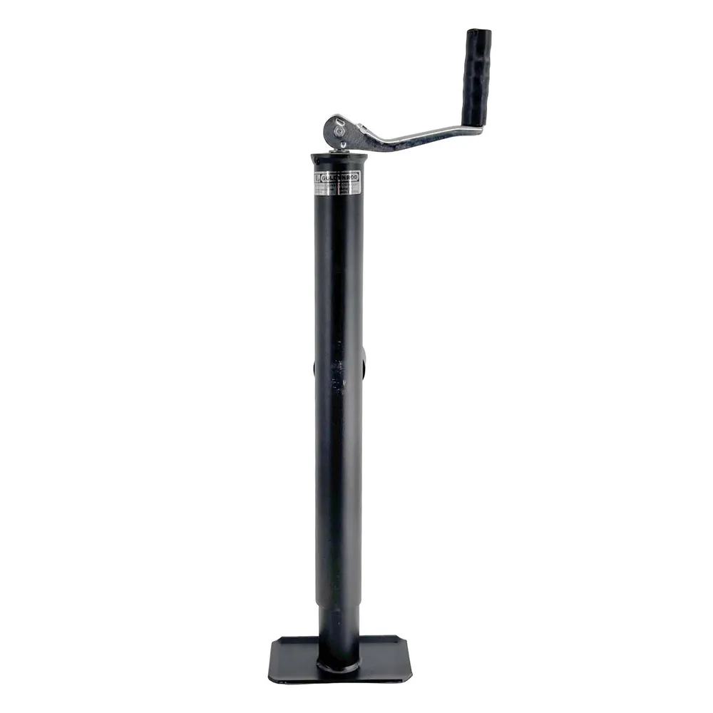 Dutton- Lainson Tall Trailer Dropfoot Jack 2,000 lb Capacity Top Wind Weld On Swivel Mount