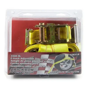 E-Track Tire Strap w/ Ratchet