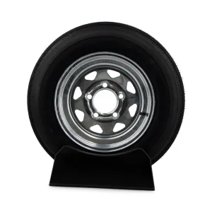 Eco-Trail ST 5.30 – 12 Load Range C Trailer Tire on Galvanized 5 Bolt Wheel