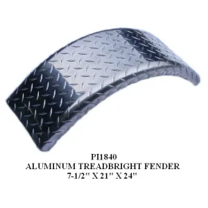 FENDER ALUM SGL 7-1/2Wx21L 8-12″TIRE PI1840-1