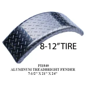 FENDER ALUM SGL 7-1/2Wx21L 8-12″TIRE PI1840