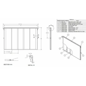 FWR-0004 – 50″X75″ Ramp Gate Exp Grate