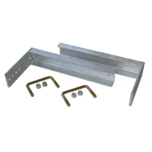 Galvanized Storage Box Frame Side Mounting Brackets #BH1014
