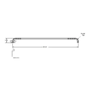 GREAT DANE 96″ NOSE RAIL