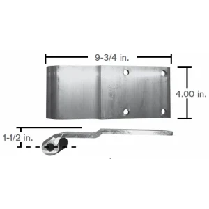 HINGE, ALUMINUM, 4-HOLE