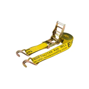 J Hook 2″x 15′ Ratchet Strap