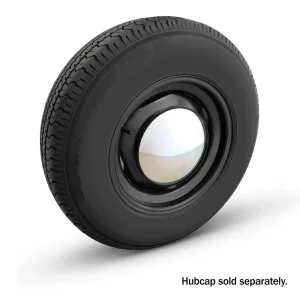 Karrier ST KR03 Trailer Tire Mounted on 15″x6″ Black 6 on 5.5″ Wheel