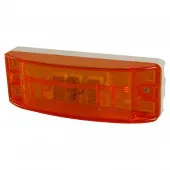 LAMP, YELO, SEALED w/OPTIC LENS, 2-PRONG