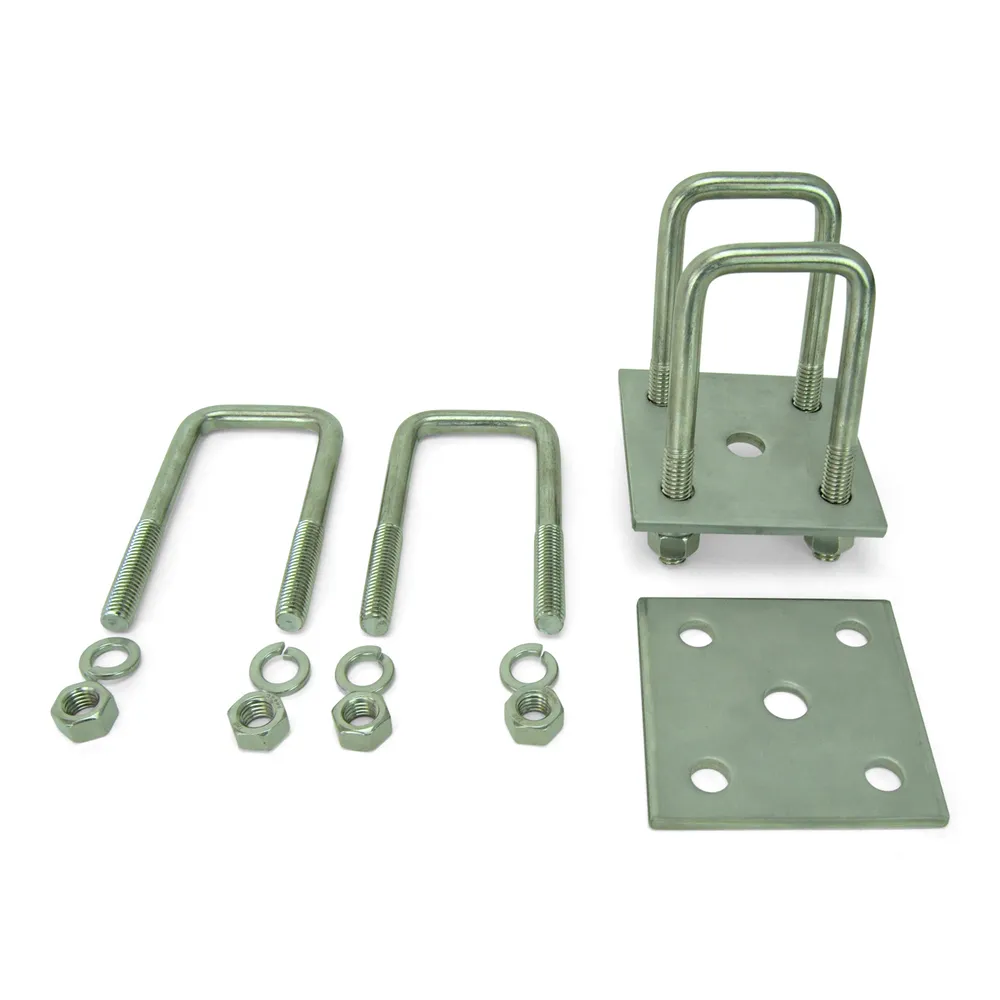 Leaf Spring Stainless Steel U-Bolt Kit,Fits 2 x 2 Axle, 4 1/2 Long