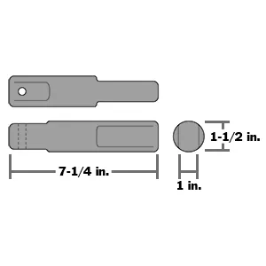 LOCK PIN SCHULTZ (30-21)