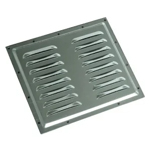 Louvered Aluminum Vent Panel – 12-1/4″ x 10-1/2″