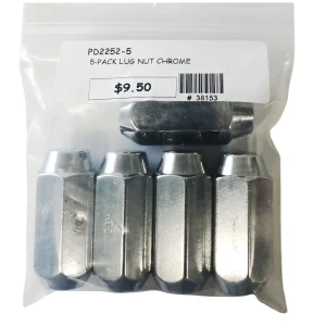 LUG NUT CHROME LONG 20 PACK PD2252